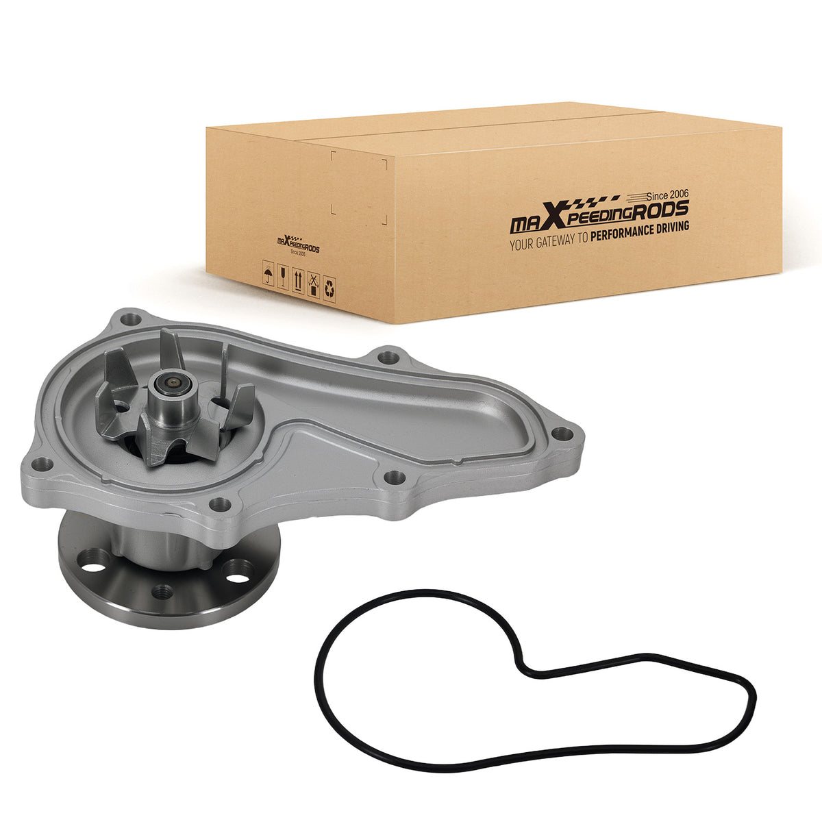Cooling Water Pump compatible for Honda TSX CR-V 2.4L 2008-2014 19200R40A01 Aluminum Build