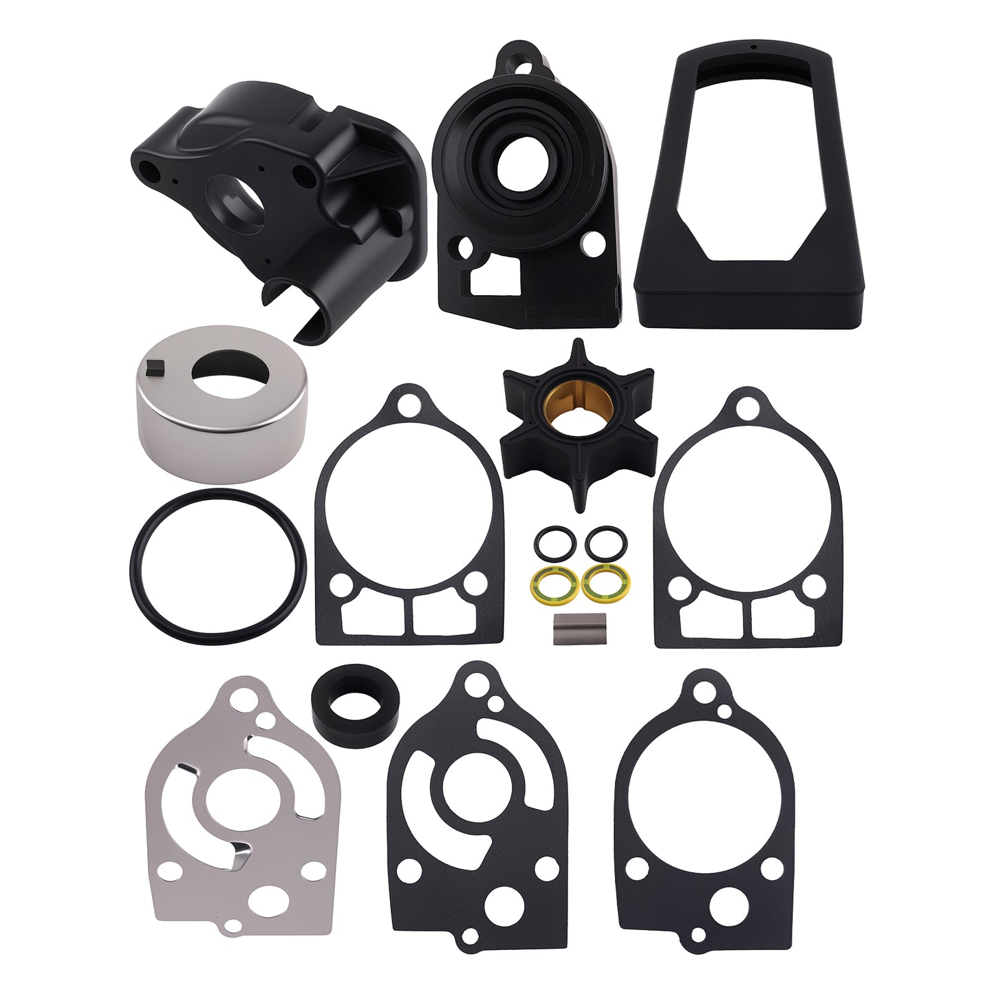 Impeller Kit compatible For Mercury 30-40HP 2 CYL 1978-1989 46-77177A3