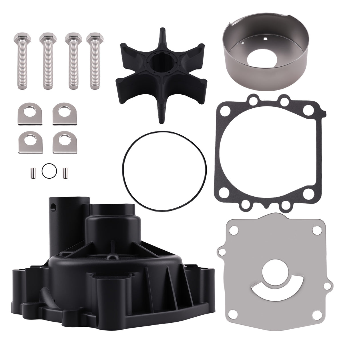 Complete Impeller compatible For Yamaha F150A F175A F200F F225B 61A-W0078-A2-00