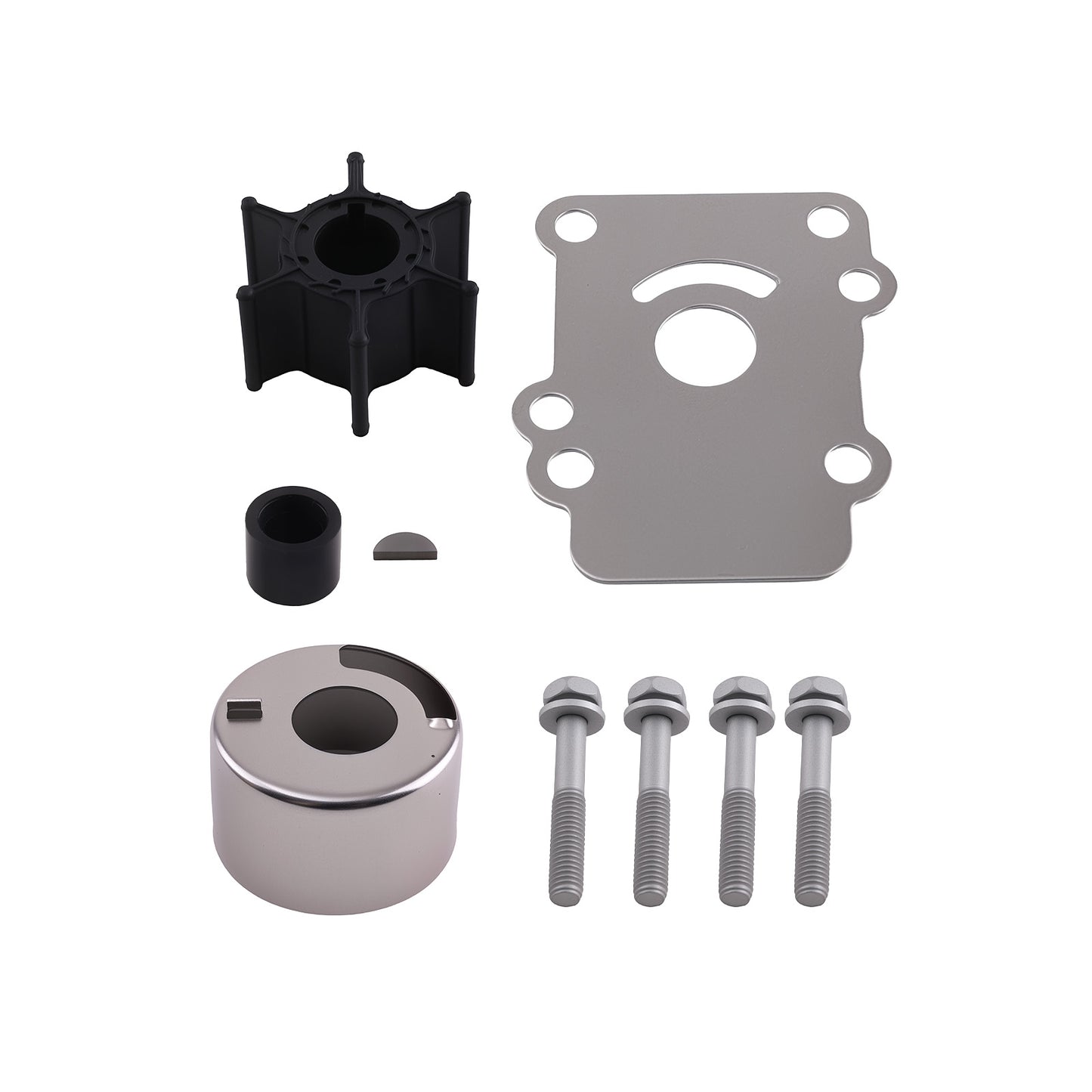 Boat Impeller Kit compatible For Yamaha 9.9HP 15HP 2-Stroke 46-84277M Full Set