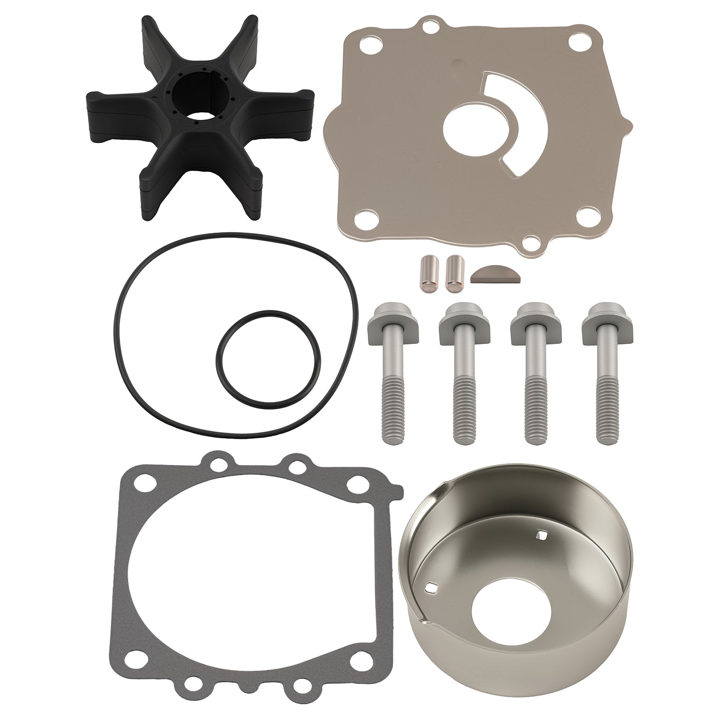 Boat Impeller Kit compatible For Yamaha F75B F90B F115 75-115HP 2002-2017 68V-W0078-01