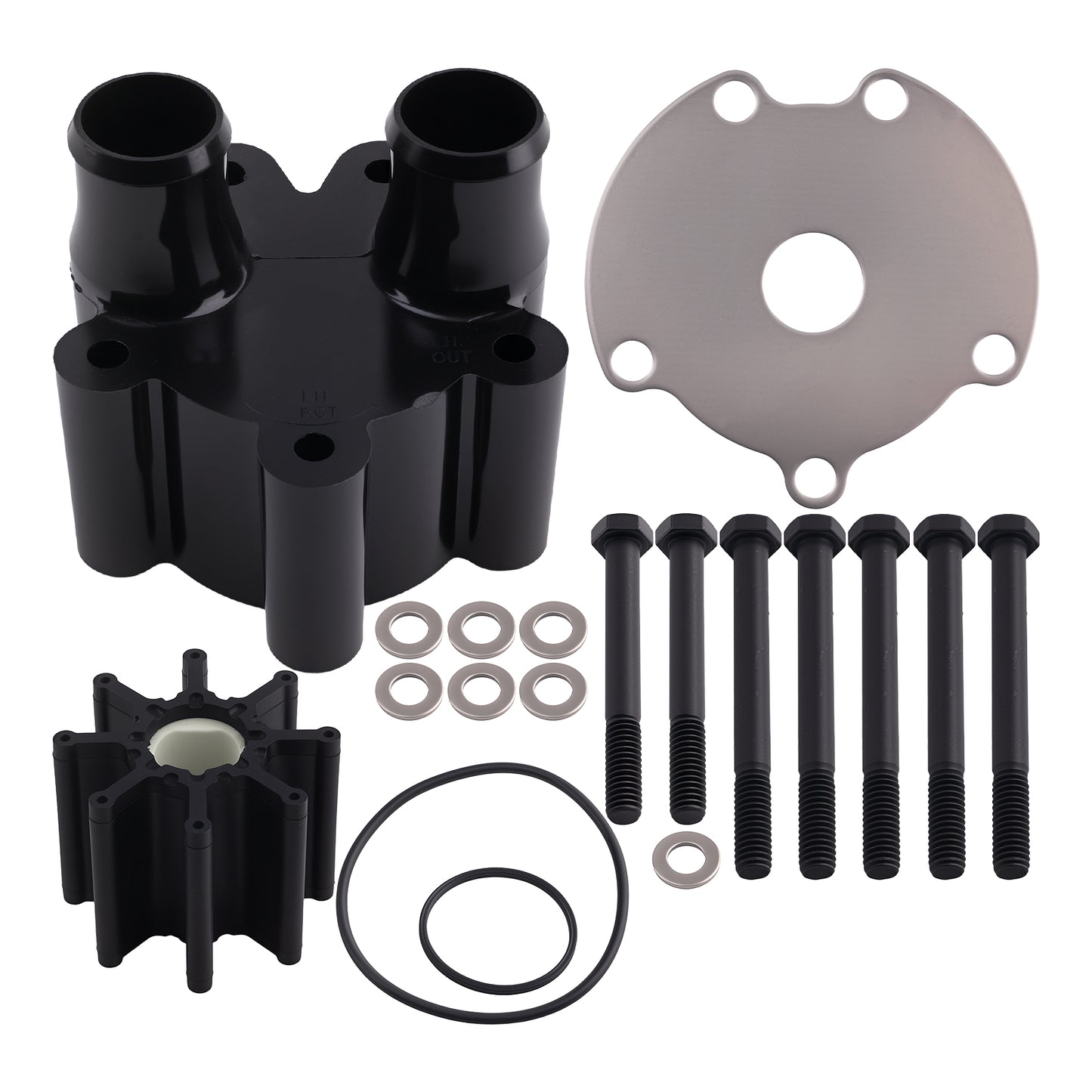 Boat Engine Kit compatible For MerCruiser Bravo 18-3150-1 Water Pump Impeller Set