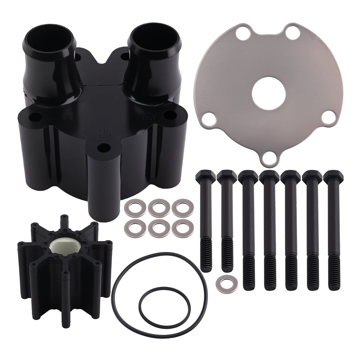 Boat Engine Kit compatible For MerCruiser Bravo 18-3150-1 Water Pump Impeller Set