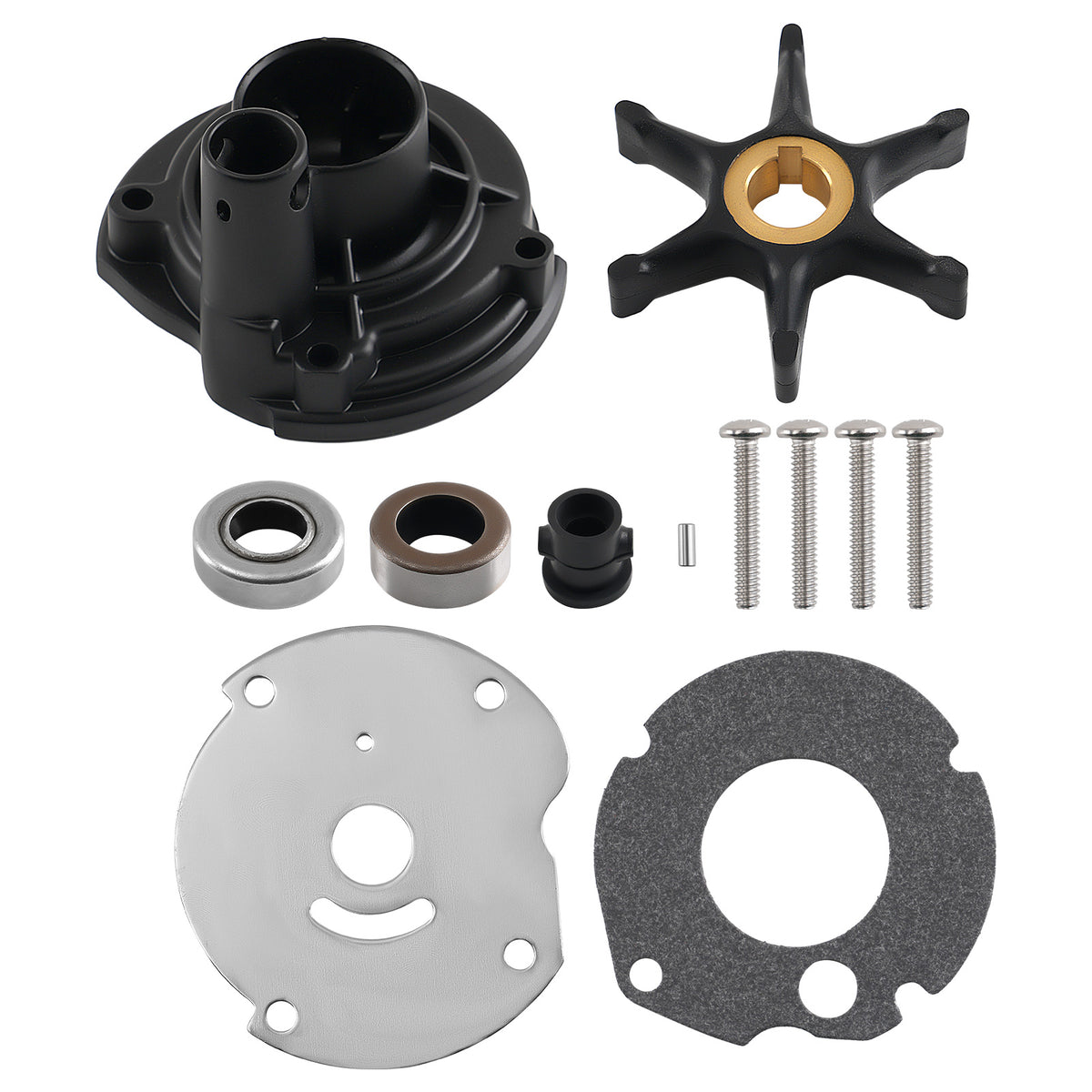 Impeller Housing Pump Kit compatible For Johnson Evinrude 9.5/10HP 382296