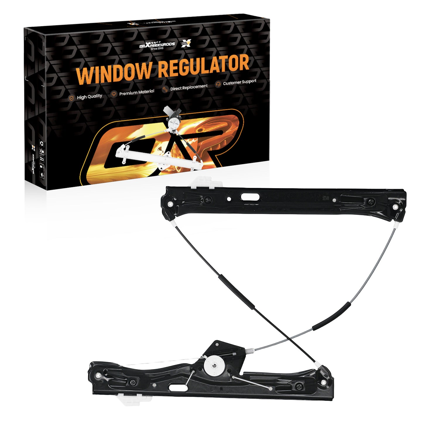 Front Left Window Regulator Assembly compatible For BMW 340i F30 51337281885