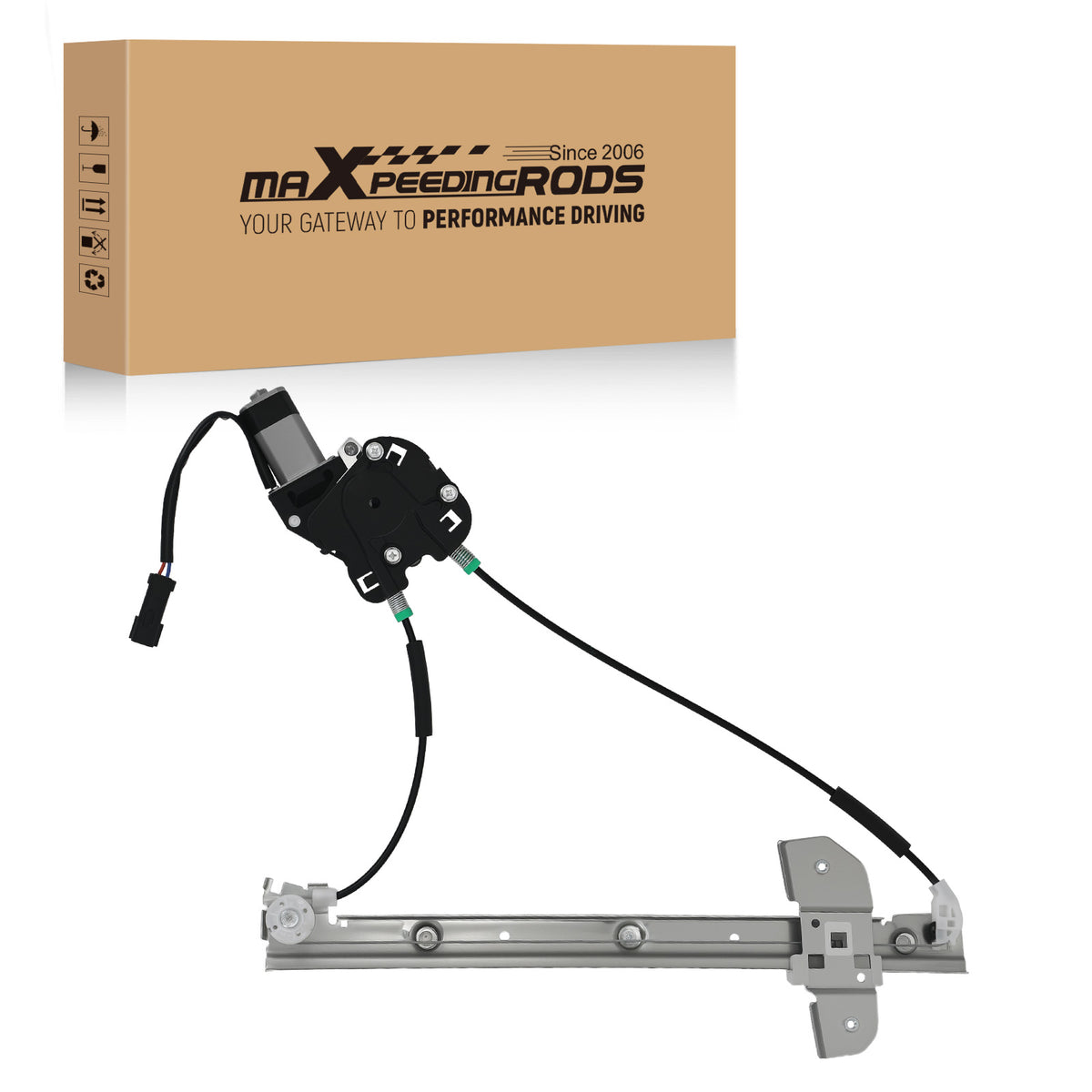 Electric Power Window Regulator compatible For Dodge Ram 1500 Van Front Left 1999-03