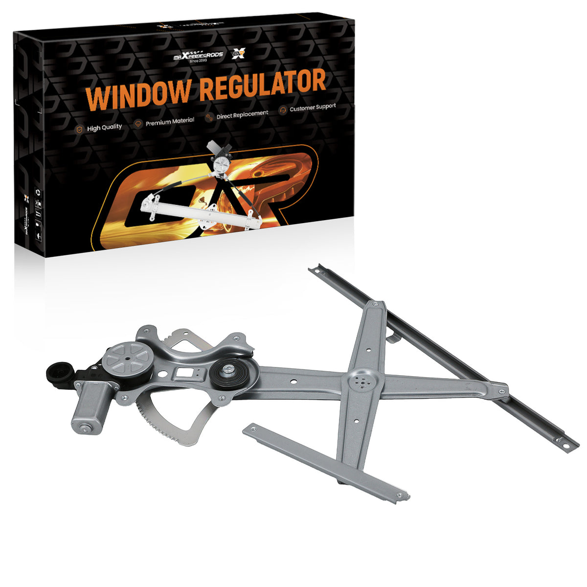 Window Lift Regulator w/Motor compatible For Lexus GX470 2003-2009 Front Left Side