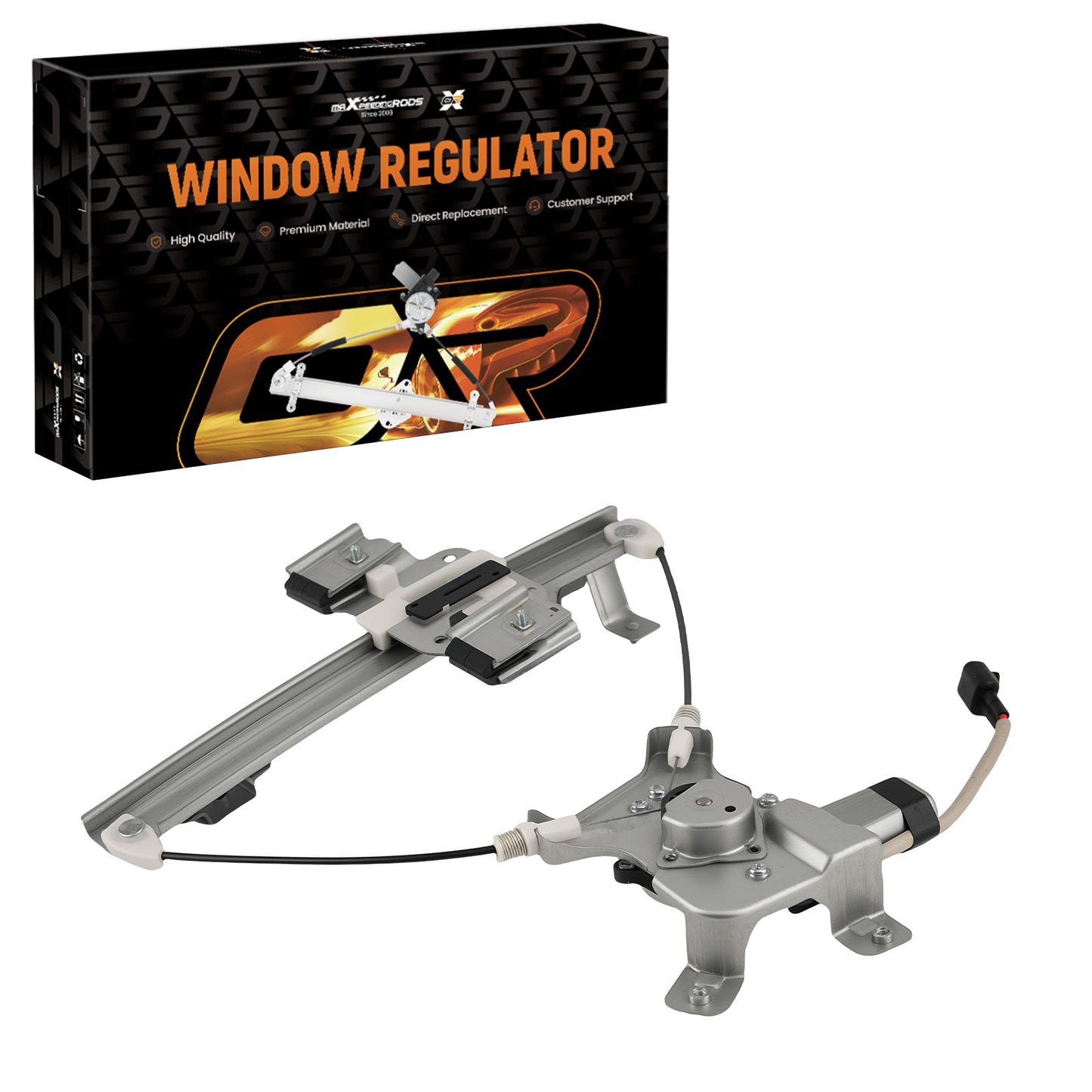 1x Window Regulator compatible For GMC Yukon Chevy Tahoe 07-14Rear Left Driver Side
