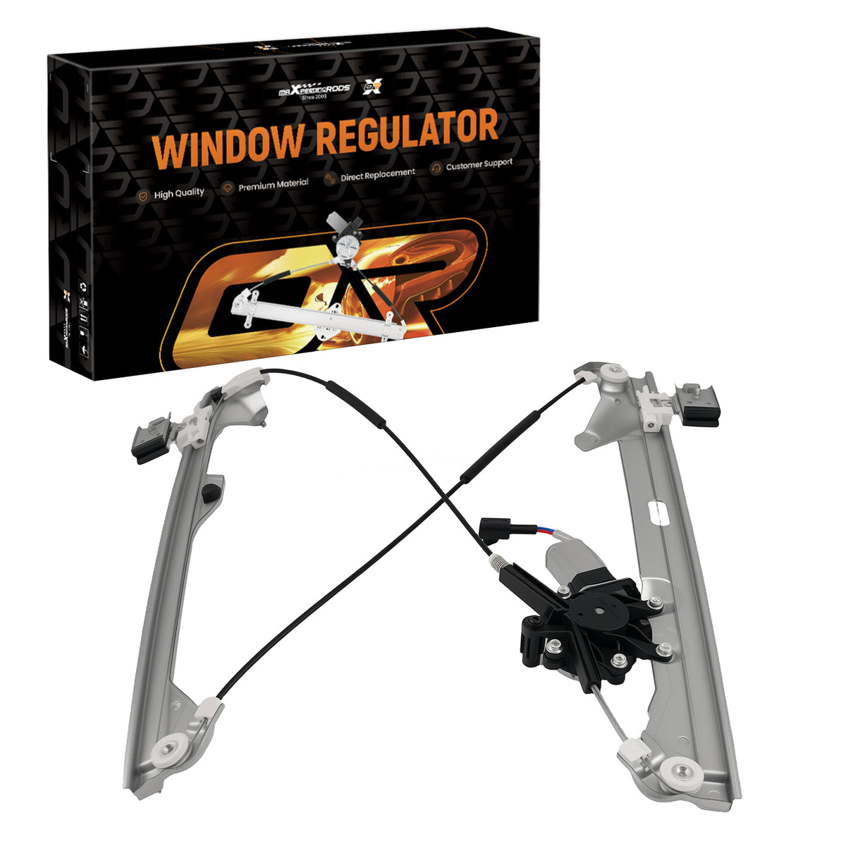 Power Window Lifter Assembly compatible For Cadillac Escalade 2007-2014 741-444