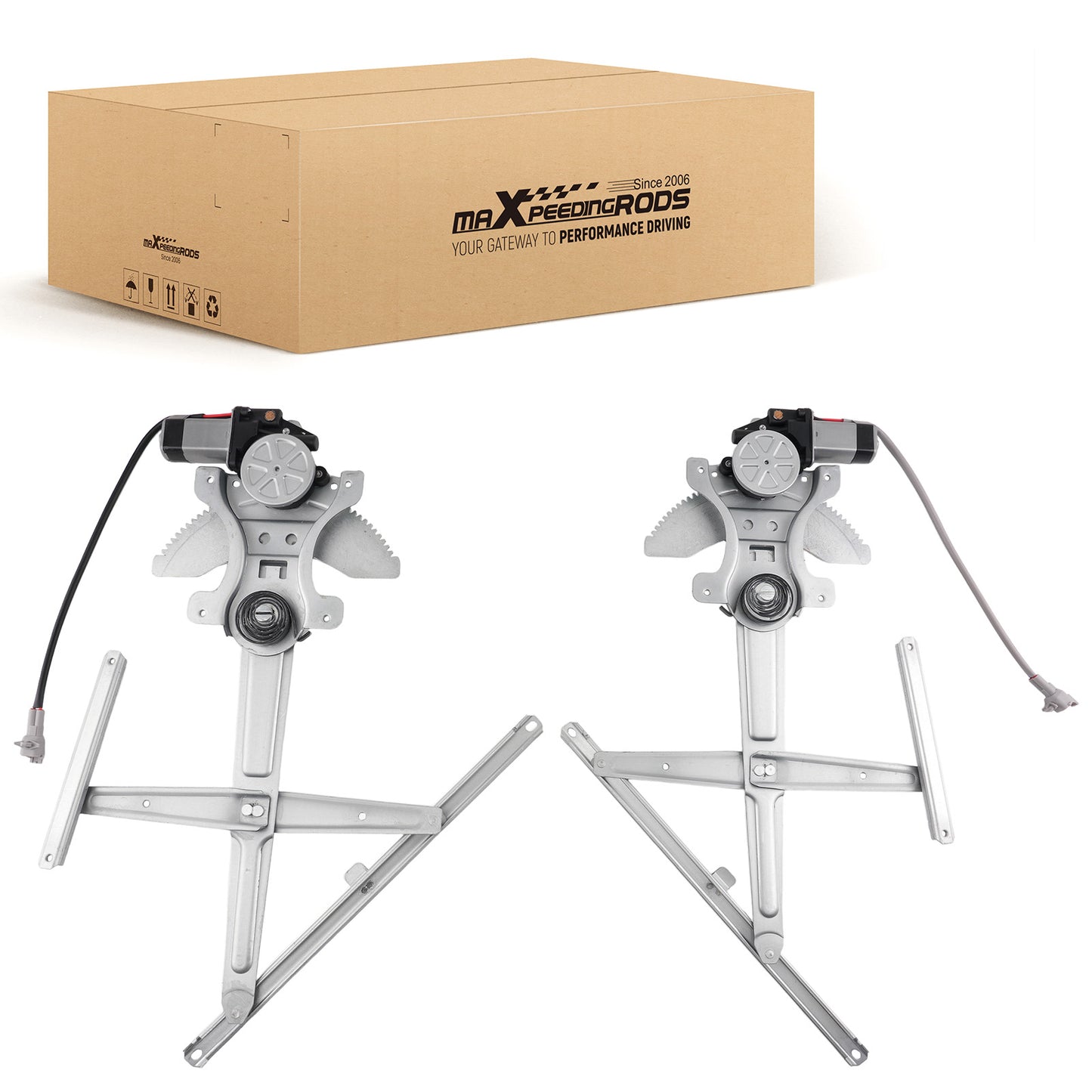 Front LeftRight Power Window Regulator compatible For Toyota Tacoma 1995-2004 Pair