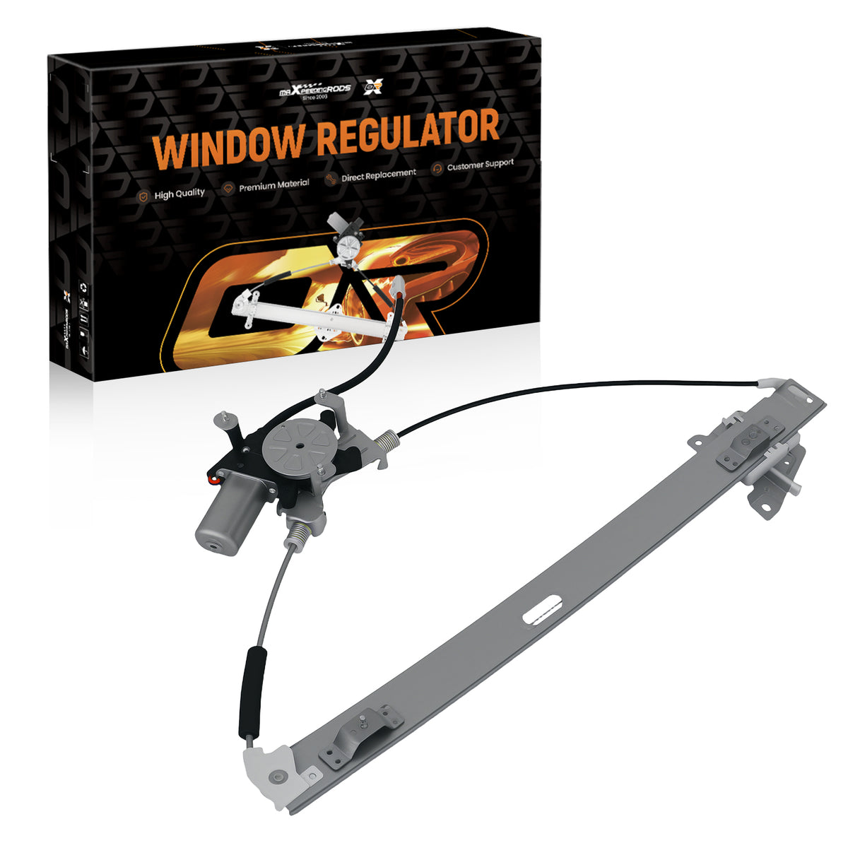 Front Left Driver Side Window Regulator w/ Motor compatible For Mazda MPV 2000-2006 741-922
