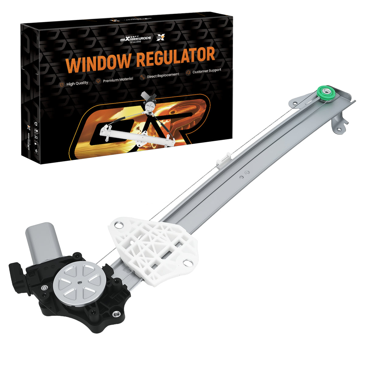 Front Left Window Regulator compatible For Honda Accord LX-S 2013-2017 HO1350165
