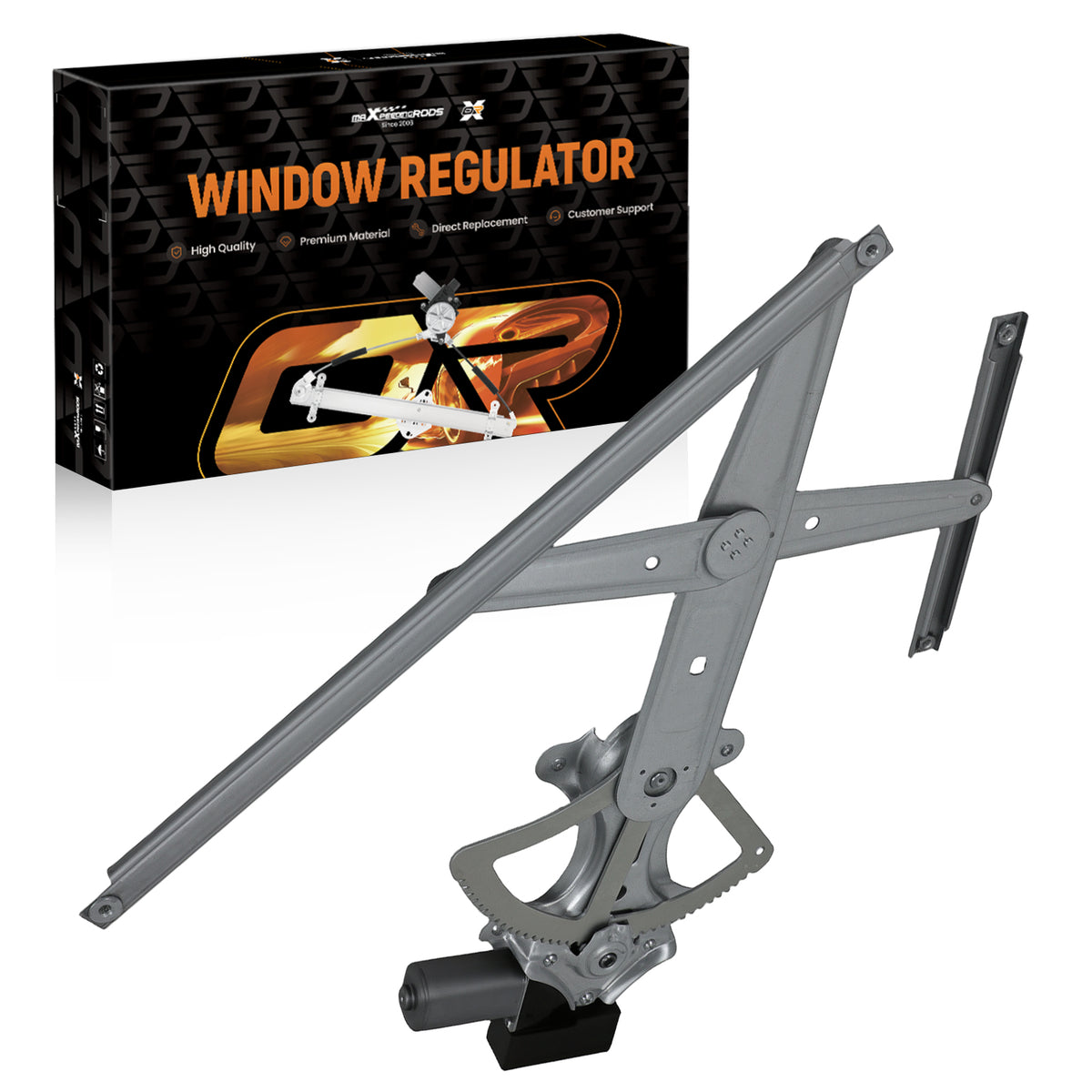 Driver Side Power Window Regulator compatible For Toyota Highlander 2001-2007