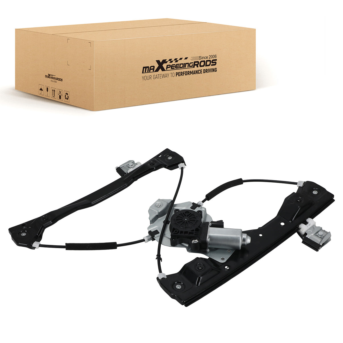 Electric Power Window Regulator compatible For Chevrolet Volt Front 2011-2014 25994200