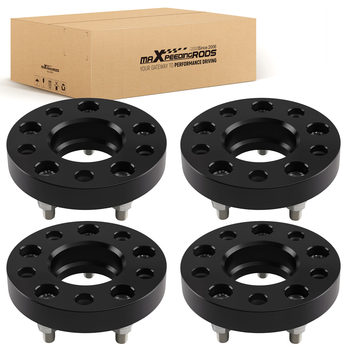 Wheel Spacers 5x4.5 compatible For Mitsubishi Eclipse Lancer Outlander M12x1.5 67.1mm