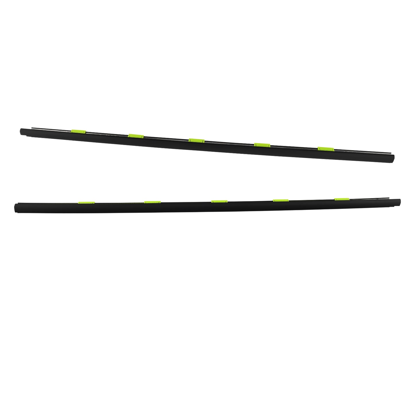 NEW Pair Door Window Weather MoldingFor compatible For HONDA 1996-200072410-S03-003