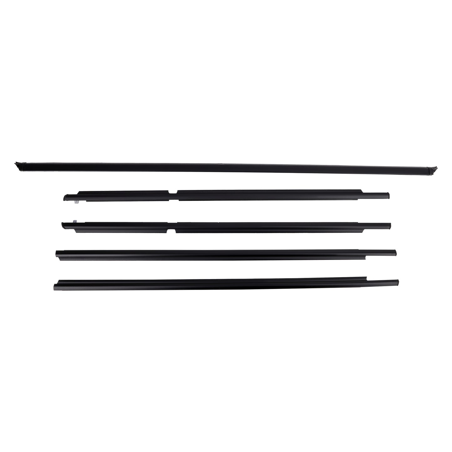 Outer Door Window Weatherstrip Seal Belt 5pcs Kit compatible For Toyota 4Runner 2003-2009