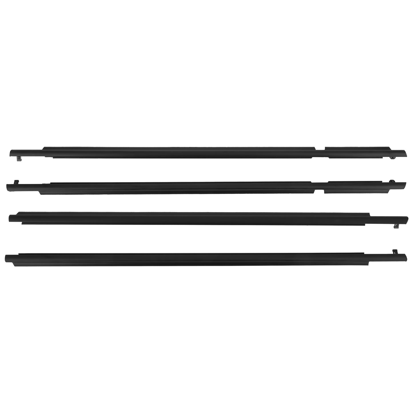 4x Rubber Window Seal Weatherstrip compatible For Toyota RAV4 2006 2007 2008 75720-42030