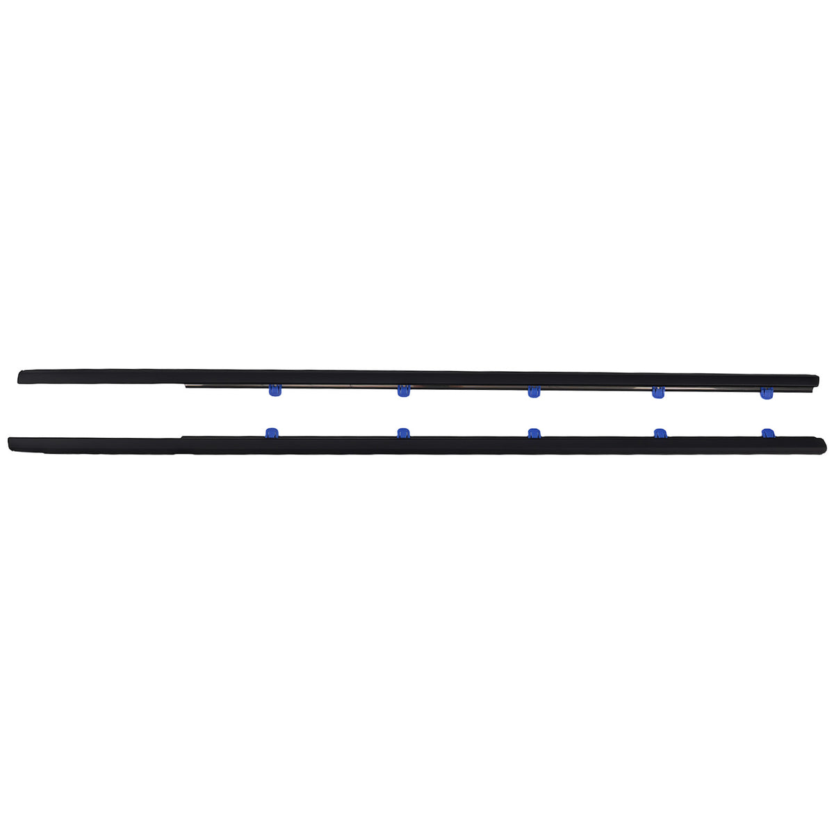 Door Window Belt Kit L+R compatible For Honda Civic 2D 12-15 72410-TS8-A01 Weatherstrip