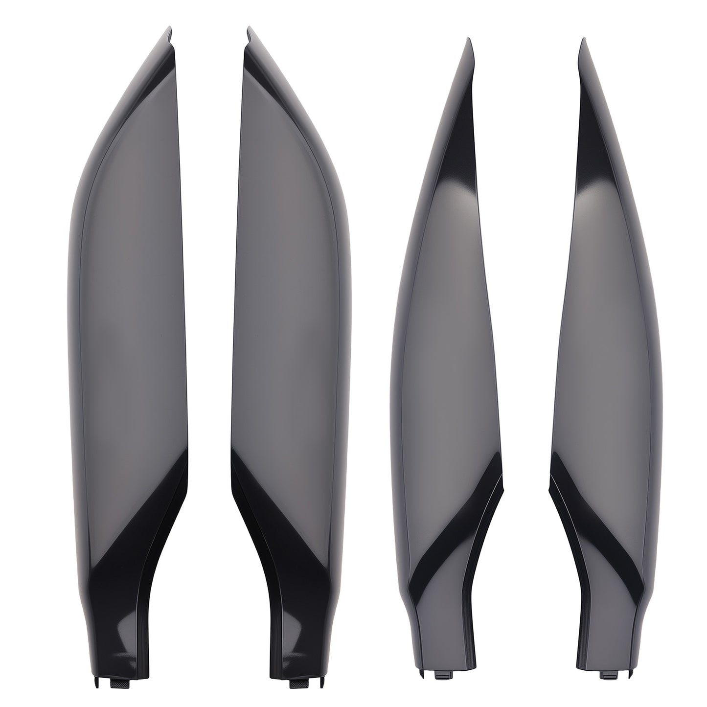 4PCS ABS Roof Rail End Cover compatible For Toyota Land Cruiser Prado FJ150 2010-2018