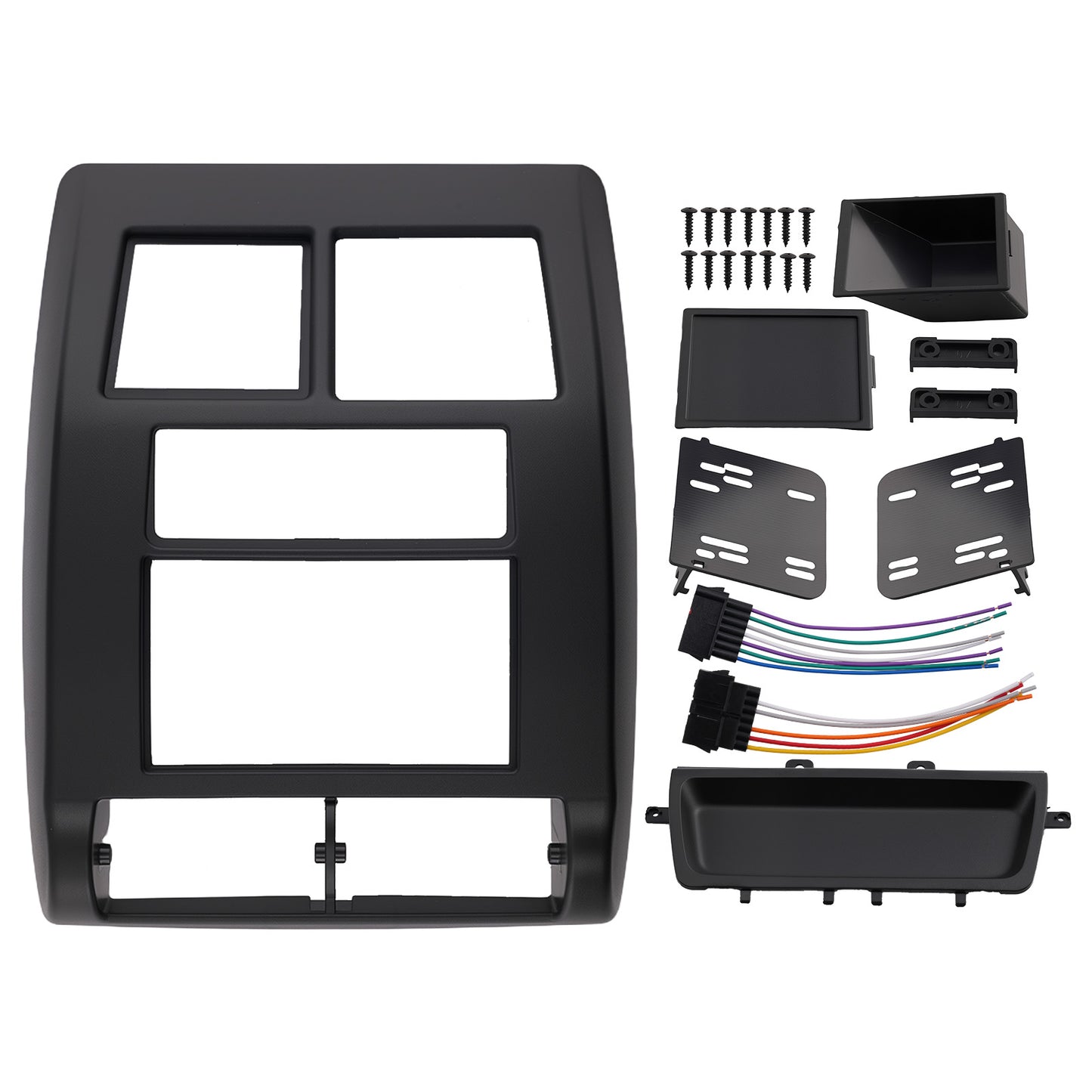 Black Center Panel compatible For Jeep Wrangler TJ 97-2002 956549 95-6541 Plastic