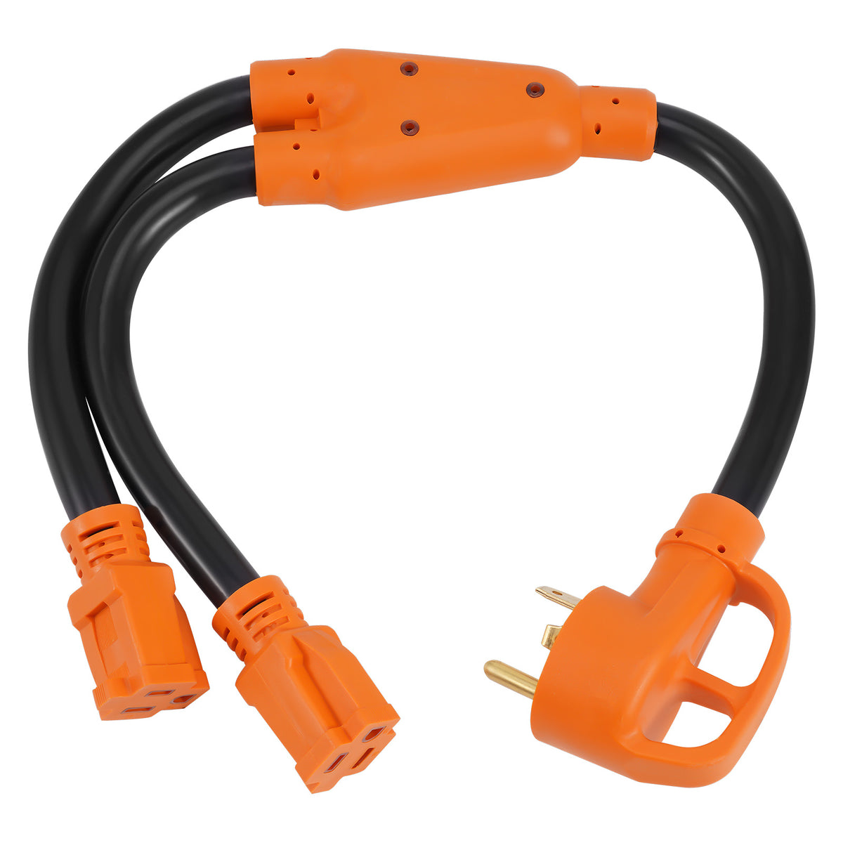 Generator Adapter Cord TT-30P to two 5-15R For MXR3500, MXR3800, MXR4800IE