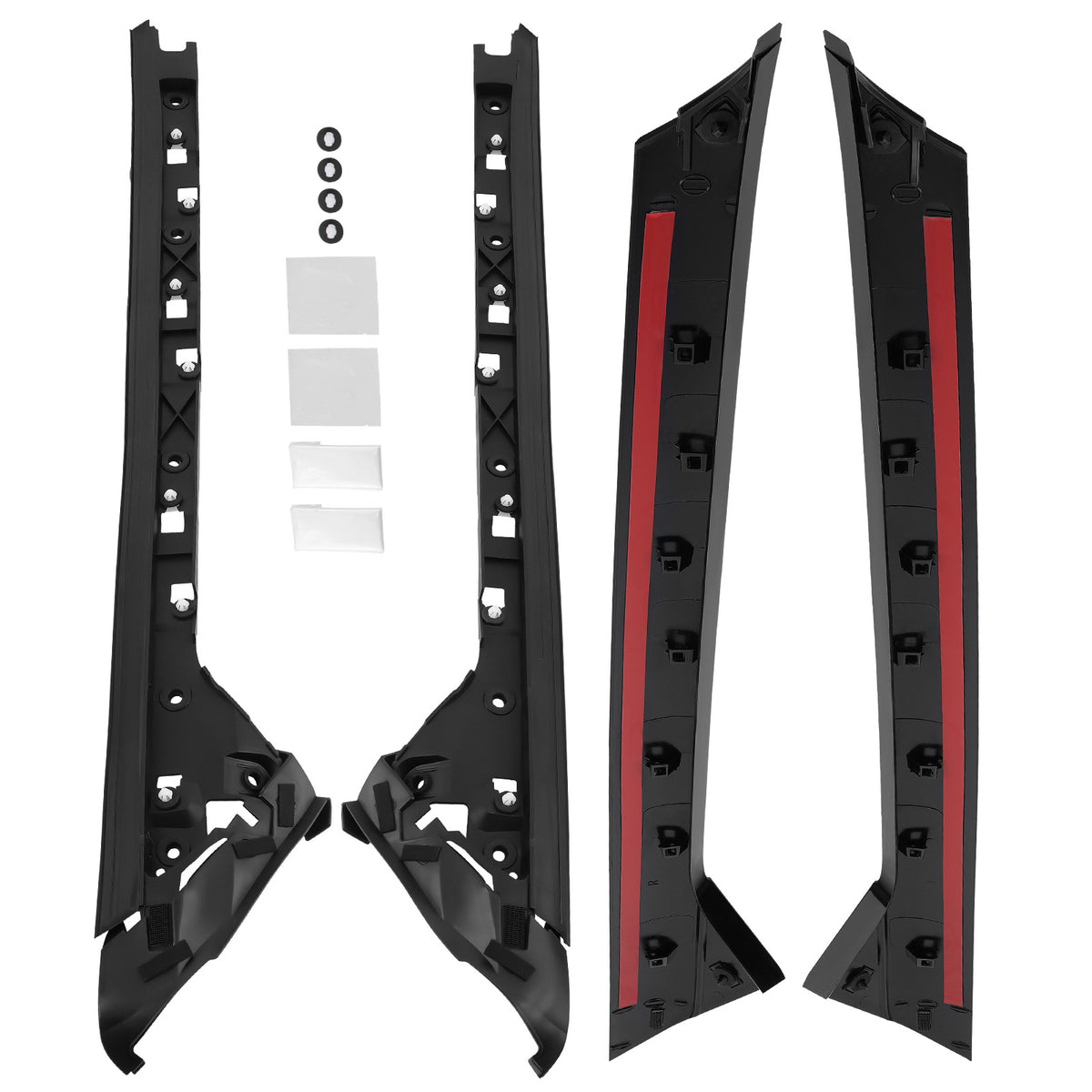 LeftRight Windshield A Pillar Molding Trims compatible For Ford Explorer 2011-2019 2Pair