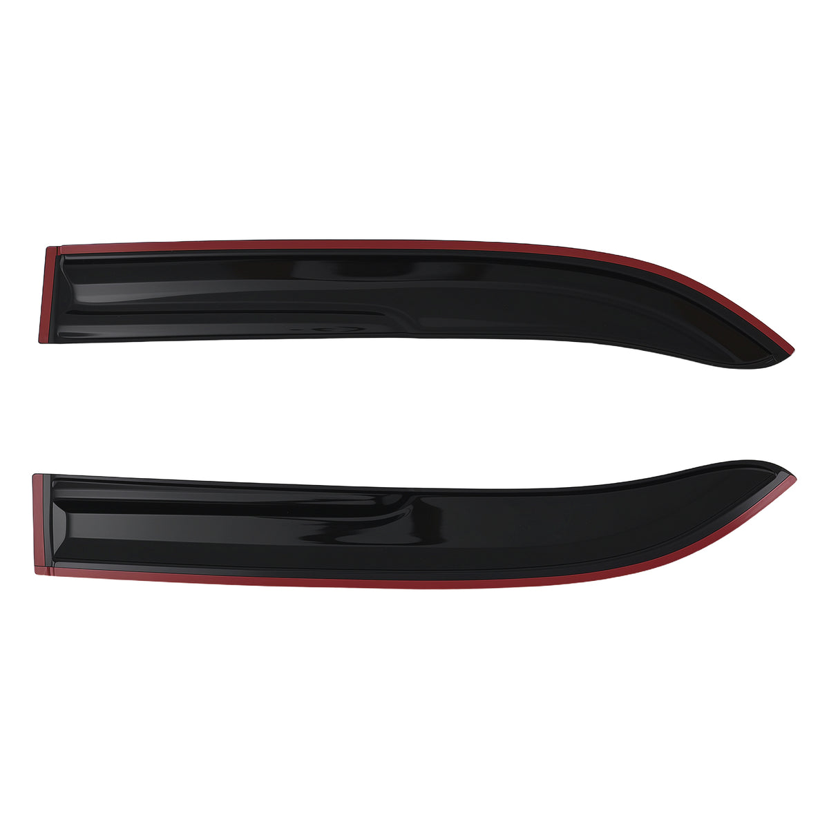 4xWindow Visor Guard Window Set compatible For Honda Accord 1998-2002 Black Outside Mount