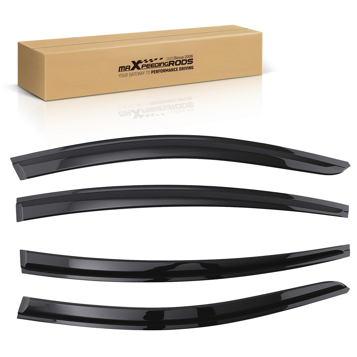 Rain Deflectors Window Visor compatible For Chevy Cruze 2017-2019 Guards 4Pcs 2.5mm