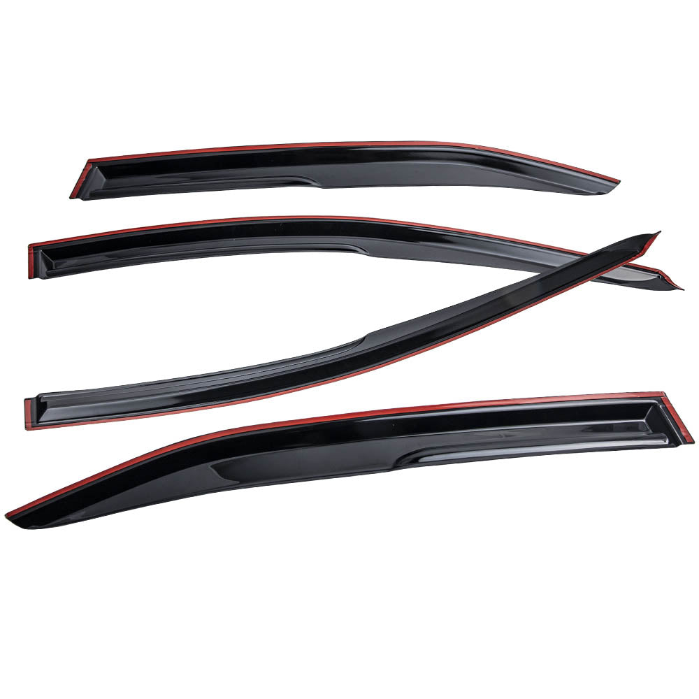 Smoke Acrylic Window Visor Sun Rain Guard compatible For Vent Shade compatible For Toyota Camry 2007-2011