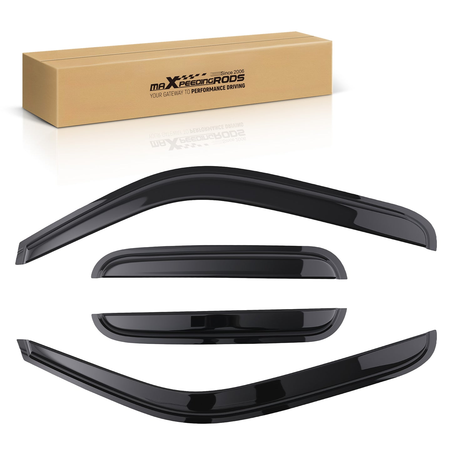 Rain Guard Deflector Window Visor compatible For Chevy Silverado 1999-2006 Extended Cab