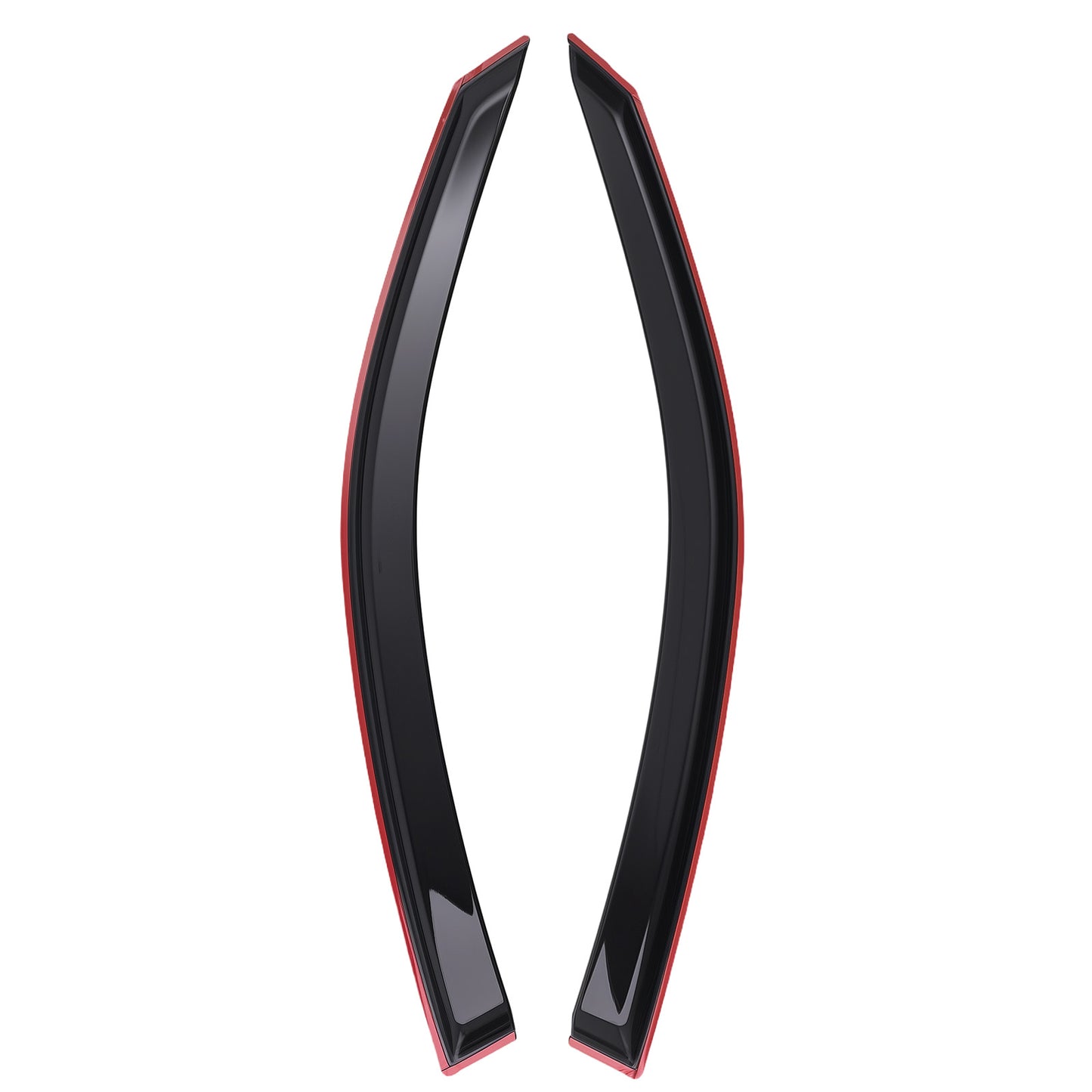 4pc Window Rain Guards Wind Deflector Set compatible For Dodge Charger 11-23 Outside Mount