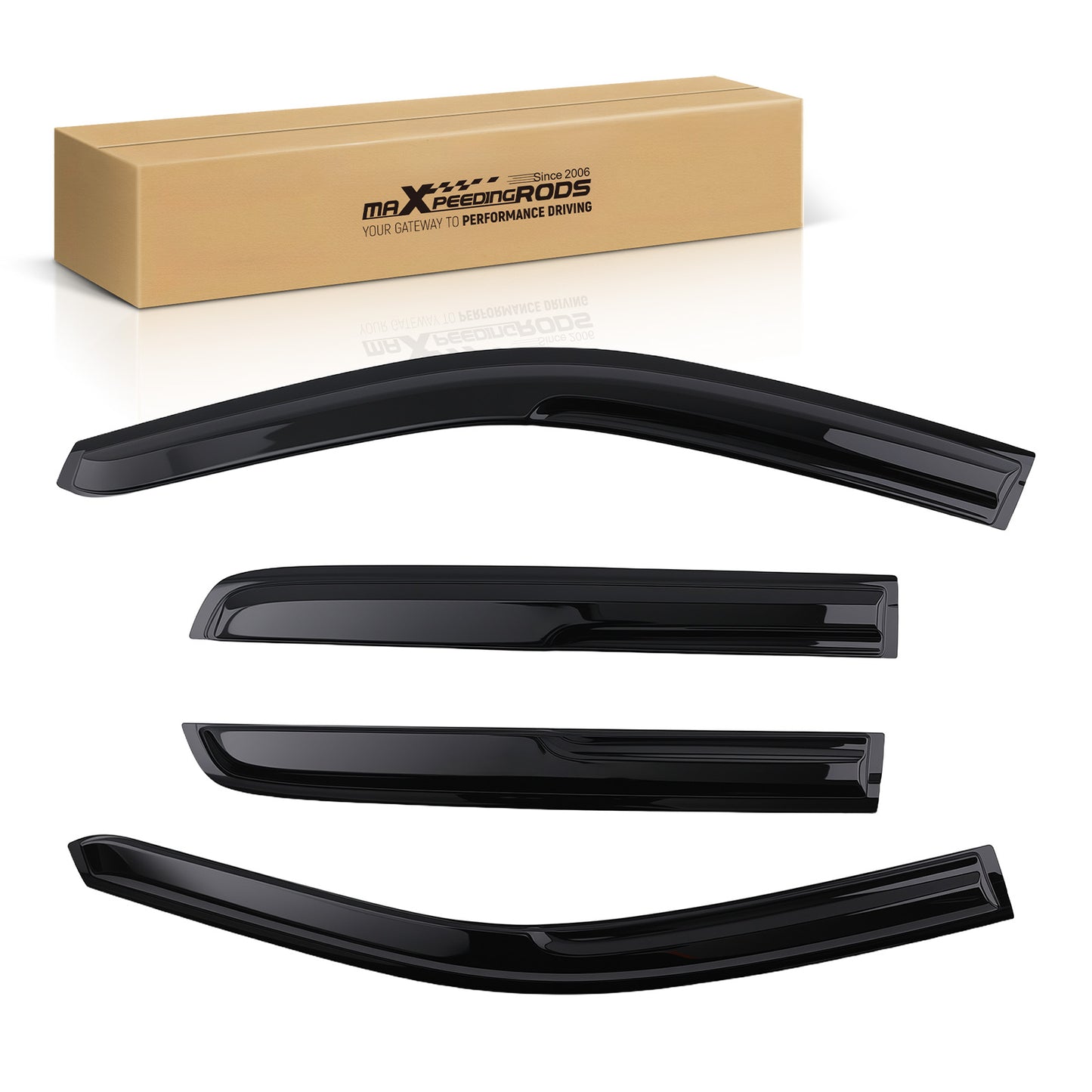 Window compatible For Vent Rain Guard Visor compatible For Jeep Grand Cherokee 2005-2010 2.5mm