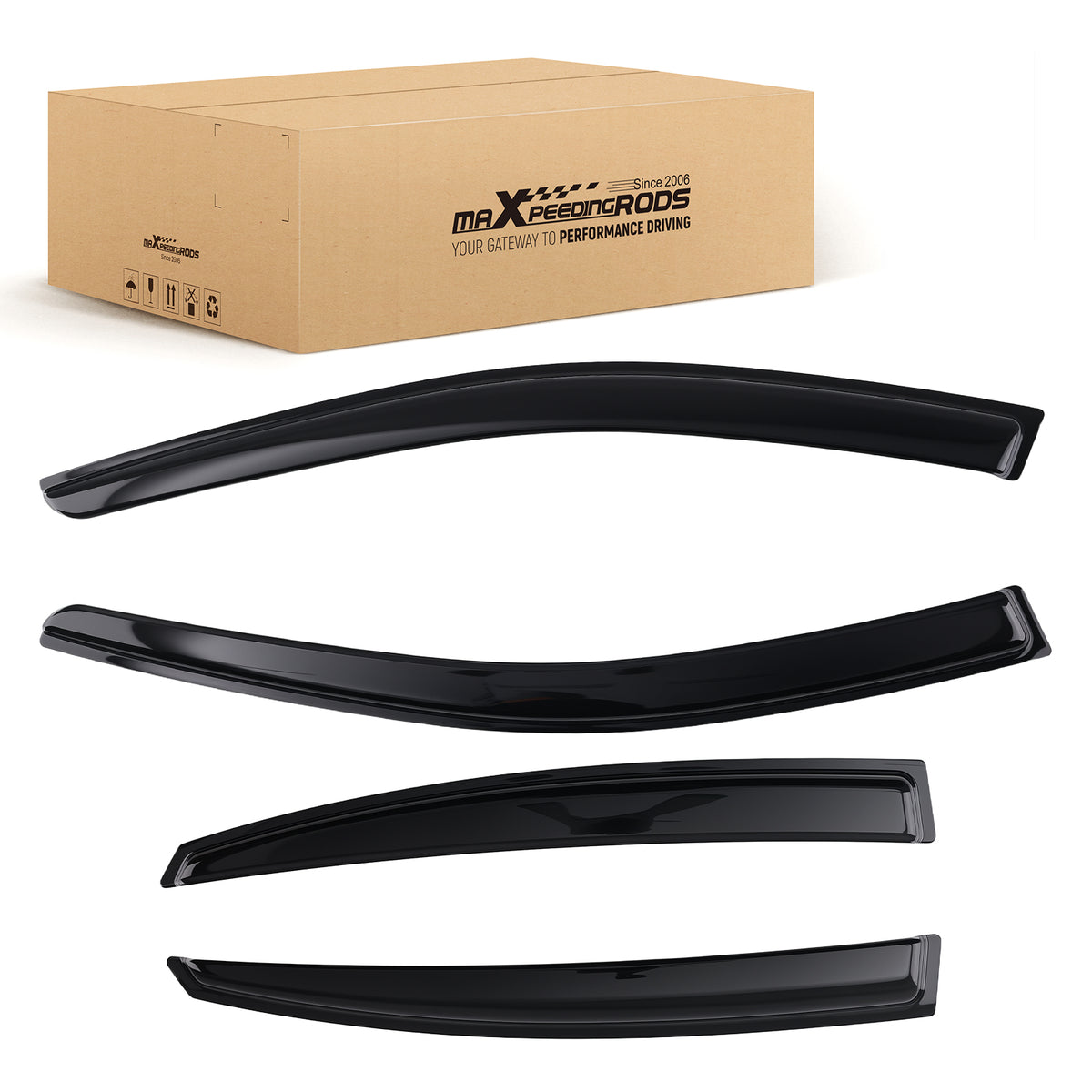 Wind Deflectors compatible For Kia Forte 4Door 2019-2023 Window Rain Guards Visor 4Pcs