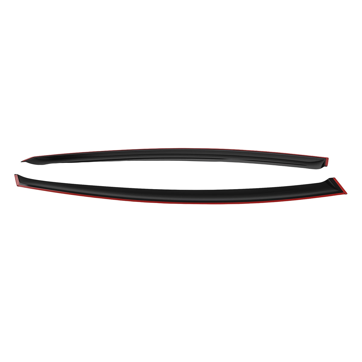 4PCS Window Sun Visors Set compatible For KIA RIO K2 SEDAN 2011-2017 BlackGuards