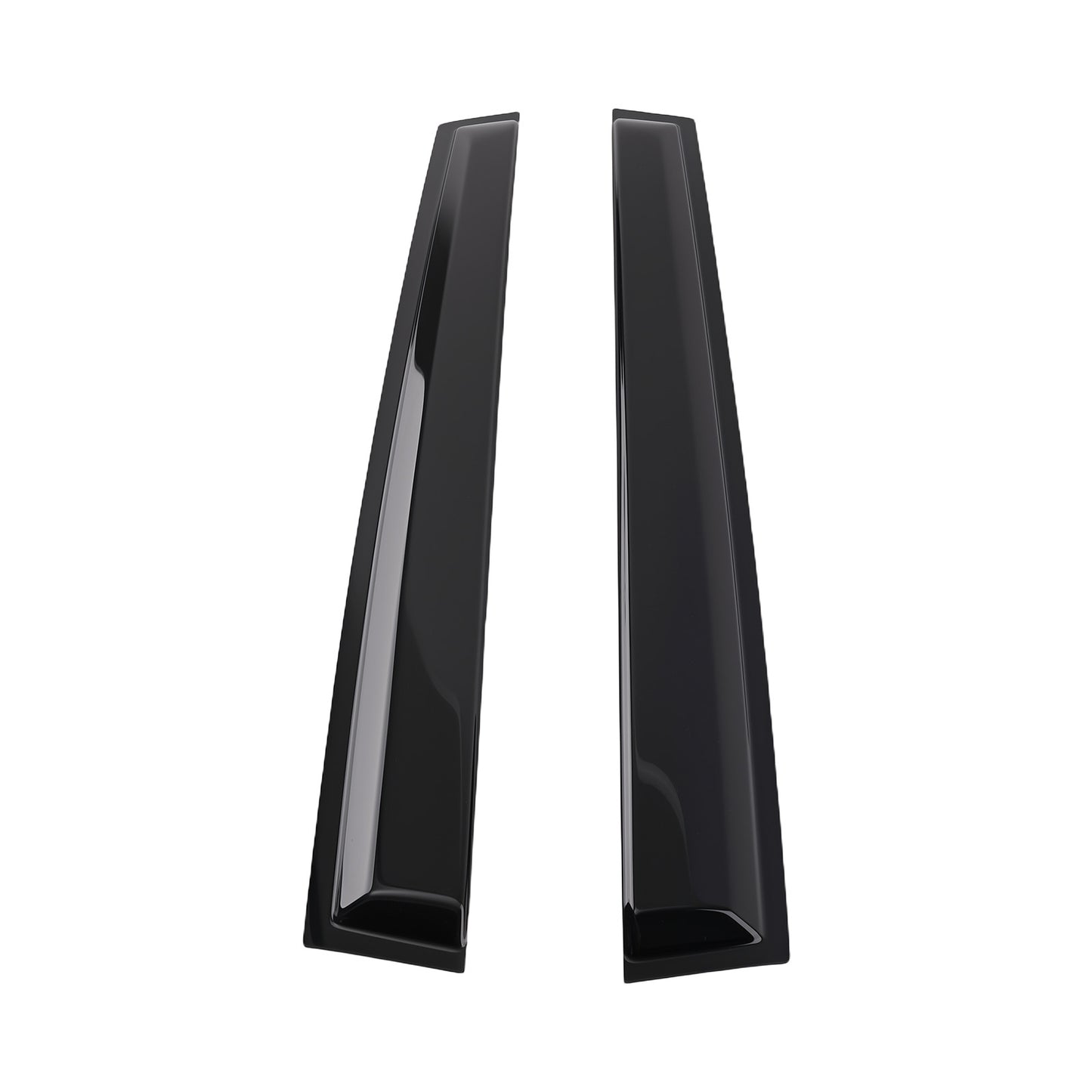 4PC Window Visor Rain Guard Visors Set compatible For Toyota RAV4 2006-2012 Black Tinted