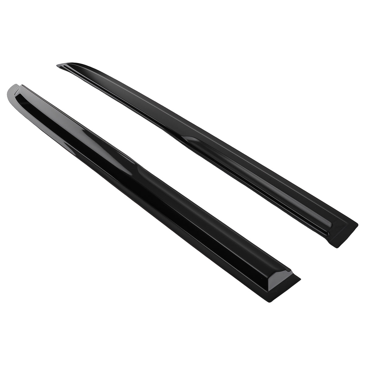 4pc Wind Deflector Rain Guard Set compatible For Toyota Tacoma Double Cab 2005-2015 Outside