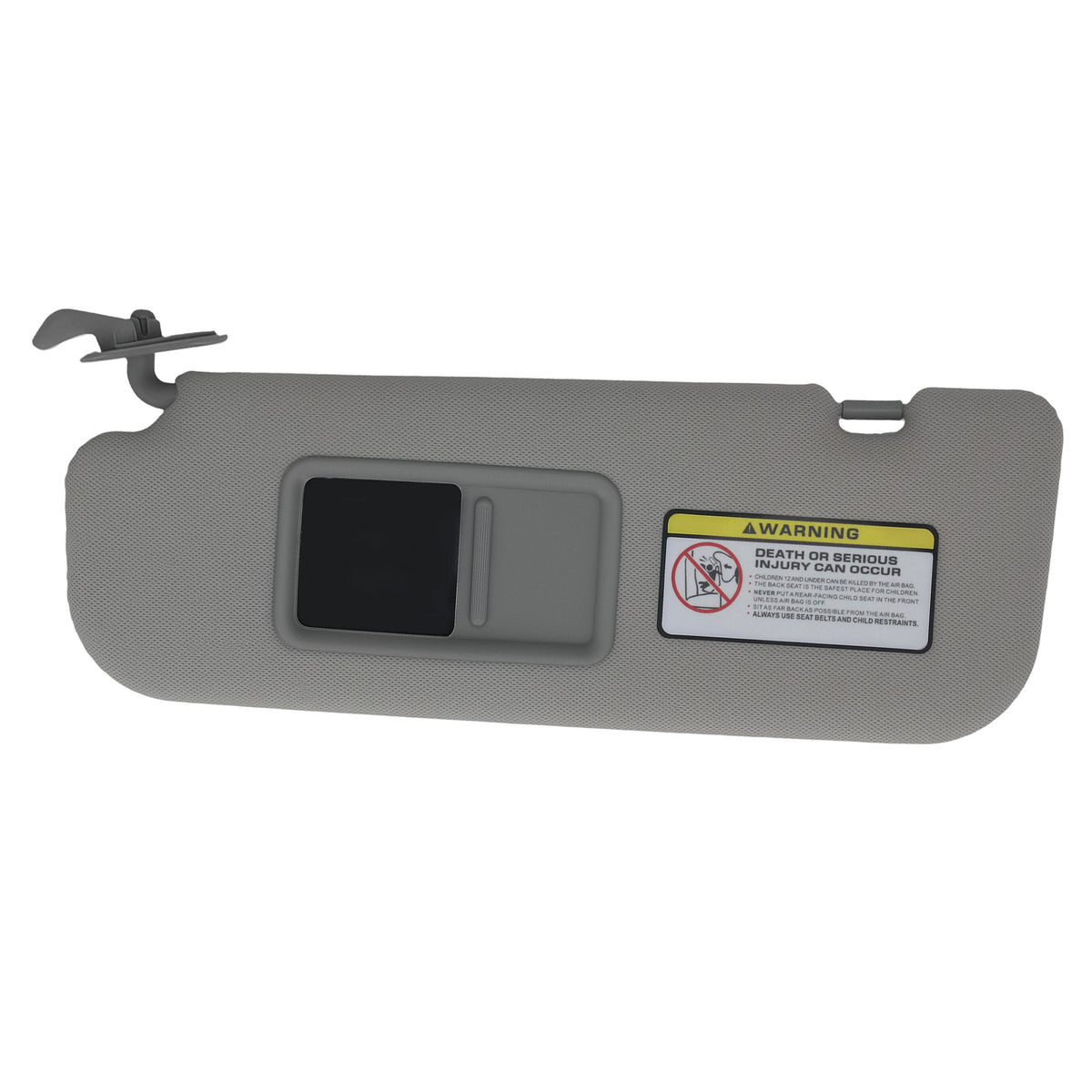 Driver Side Sun Visor compatible for Hyundai Elantra 2011-2015 852203X000TX Front Left Gray