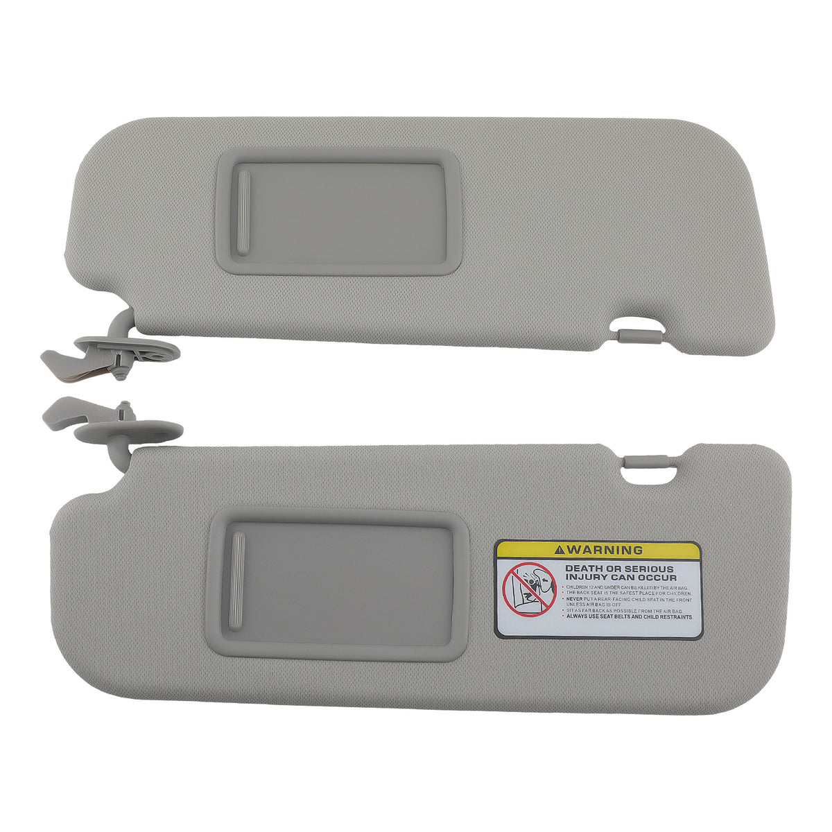 Driver Left Passenger Right Sun Visor W/ Mirror For 2012-2015 compatible For Hyundai Veloster