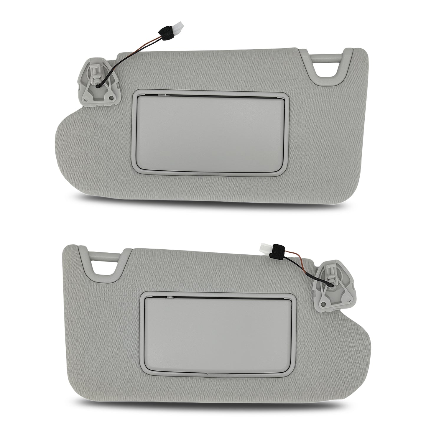 1 Pair W/ Light Beige compatible For Nissan Altima Sun Visor Driver + Passenger 2013-2018