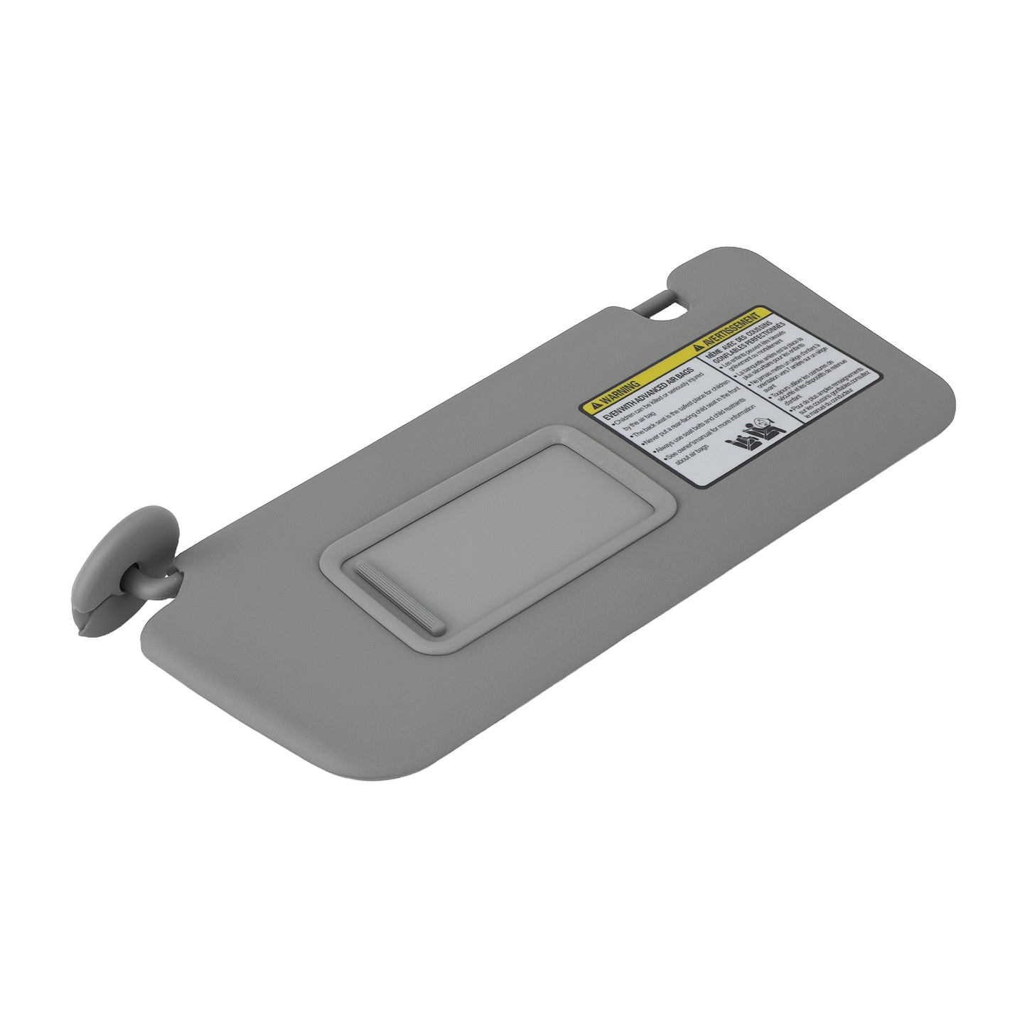 Gray Left Sun Visor Plastic compatible For Toyota RAV4 2004-2005 74320-42420-B0 New