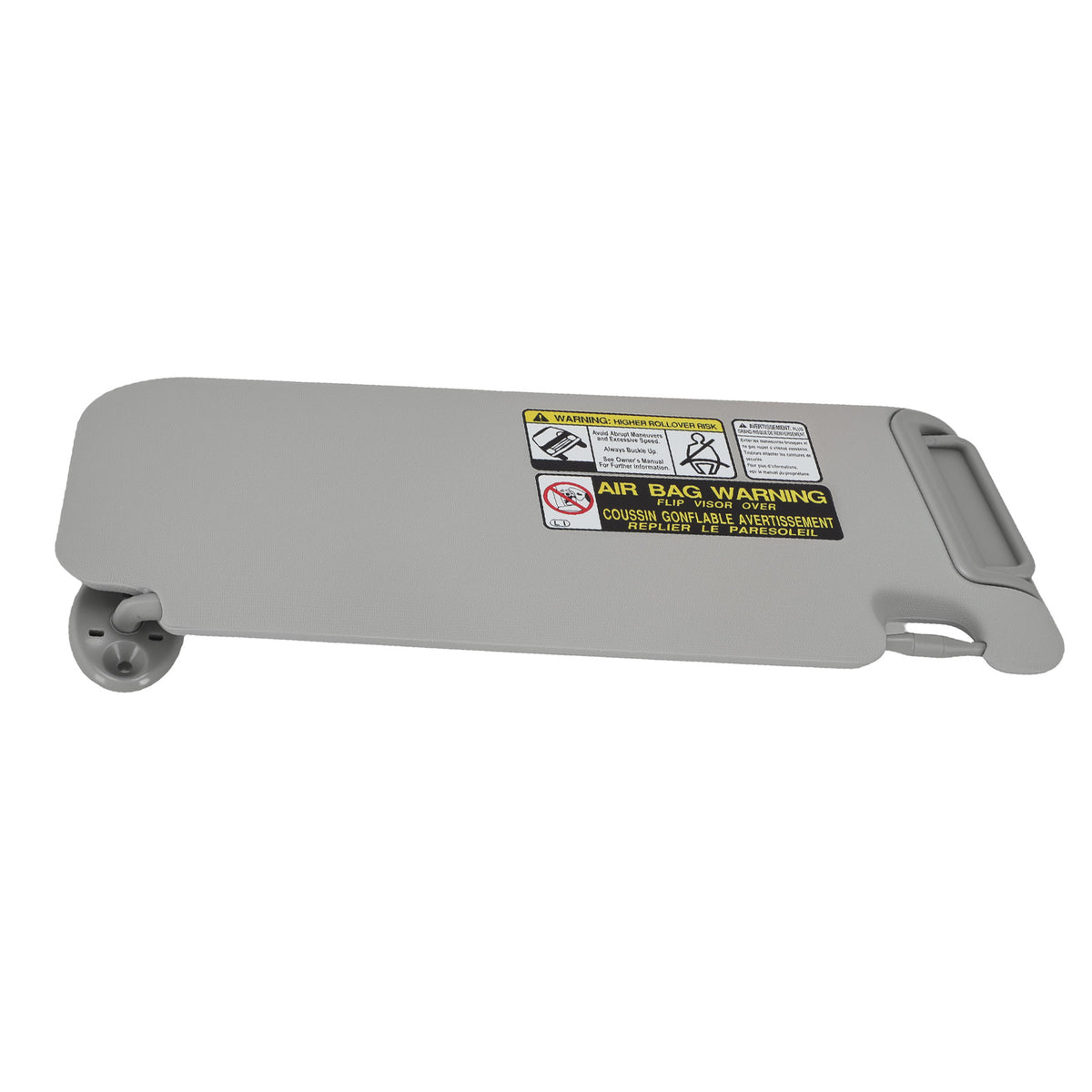 Driver Side Block compatible For Toyota RAV4 2013-2018 74320-42593 Gray Interior Sun Visor