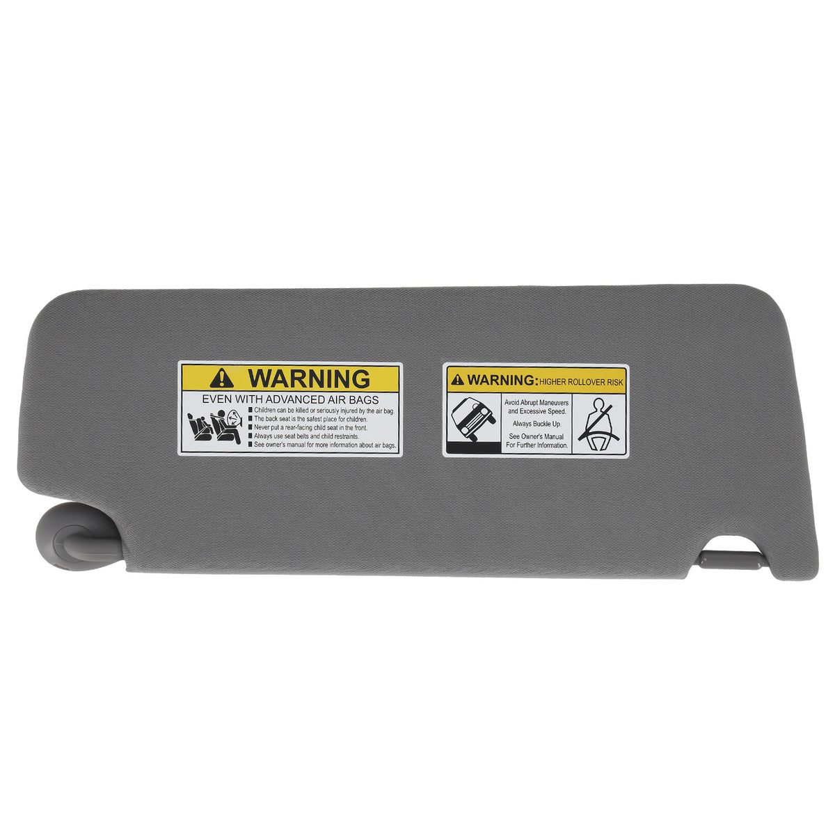 Driver Sun Visor w/ Light Left Side compatible For Honda Pilot 17-21 83280TG7A12ZB Gray