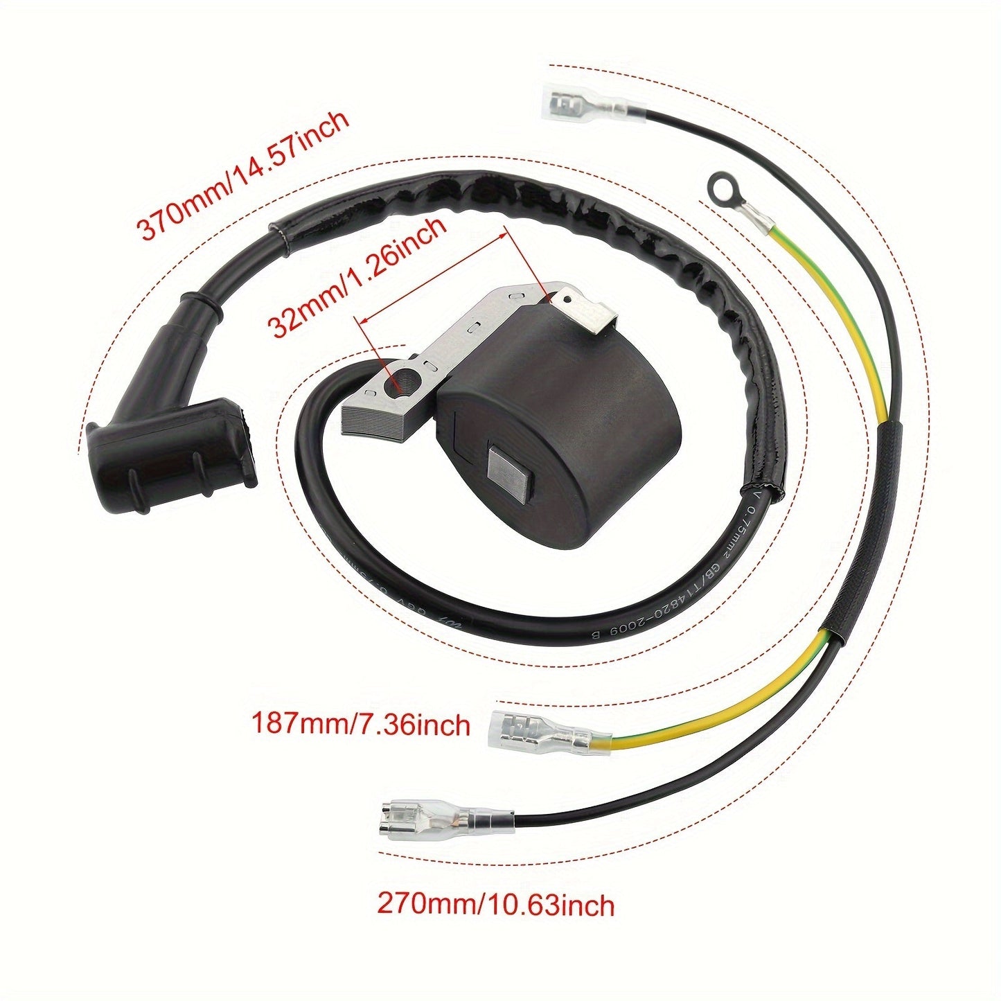 Hipa 4203 400 1301 Ignition Coil For Stihl BR320 BR340 BR380 BR400 BR420 Blower