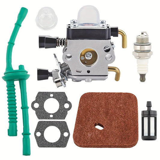 1 Pack Precision Carburetor Kit - Universally Compatible with Stihl FS55R FS80 FS75 FR85 FC75 HL75 HL75K Trimmers and Edgers - Direct Replacement for 4137 120 0614 - Genuine Hipa Brand for Trusted Quality