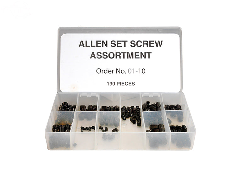 10 Rotary Allen Set Screw Assortment