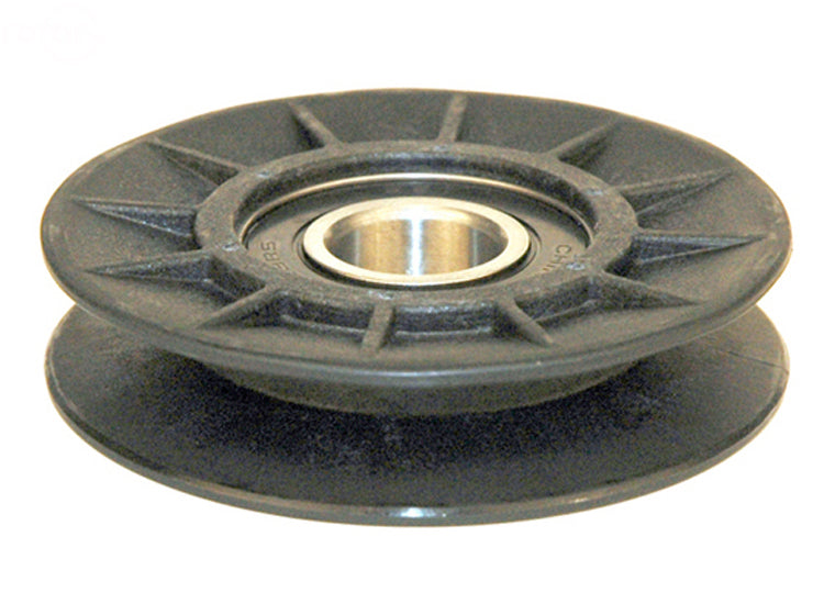 Rotary 10128 532166042 Fits AYP, Sears Pulley Idler V 3/8"X 2" Vip2000-2.112 Composite