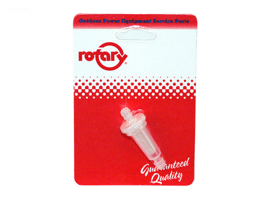 Rotary 11357 GW-1727491 Fits Troy Bilt Fuel Filter 1/4" Tapered Carded