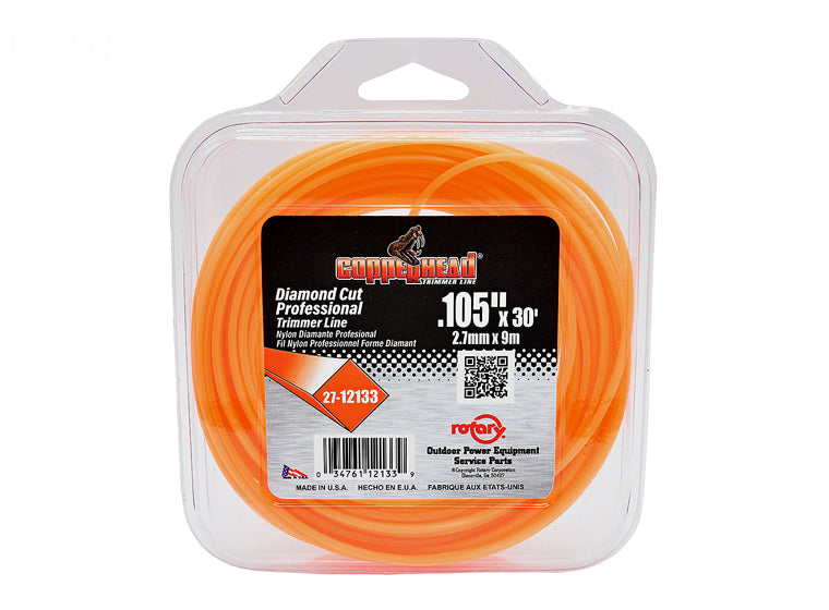 12133 Rotary Trimmer Line .105' 30' Loop Diamond