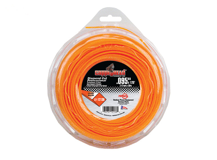 Rotary 12136 67027 Fits CentralSparesUK Trimmer Line .095 1/2 Lb.Donut Diamond